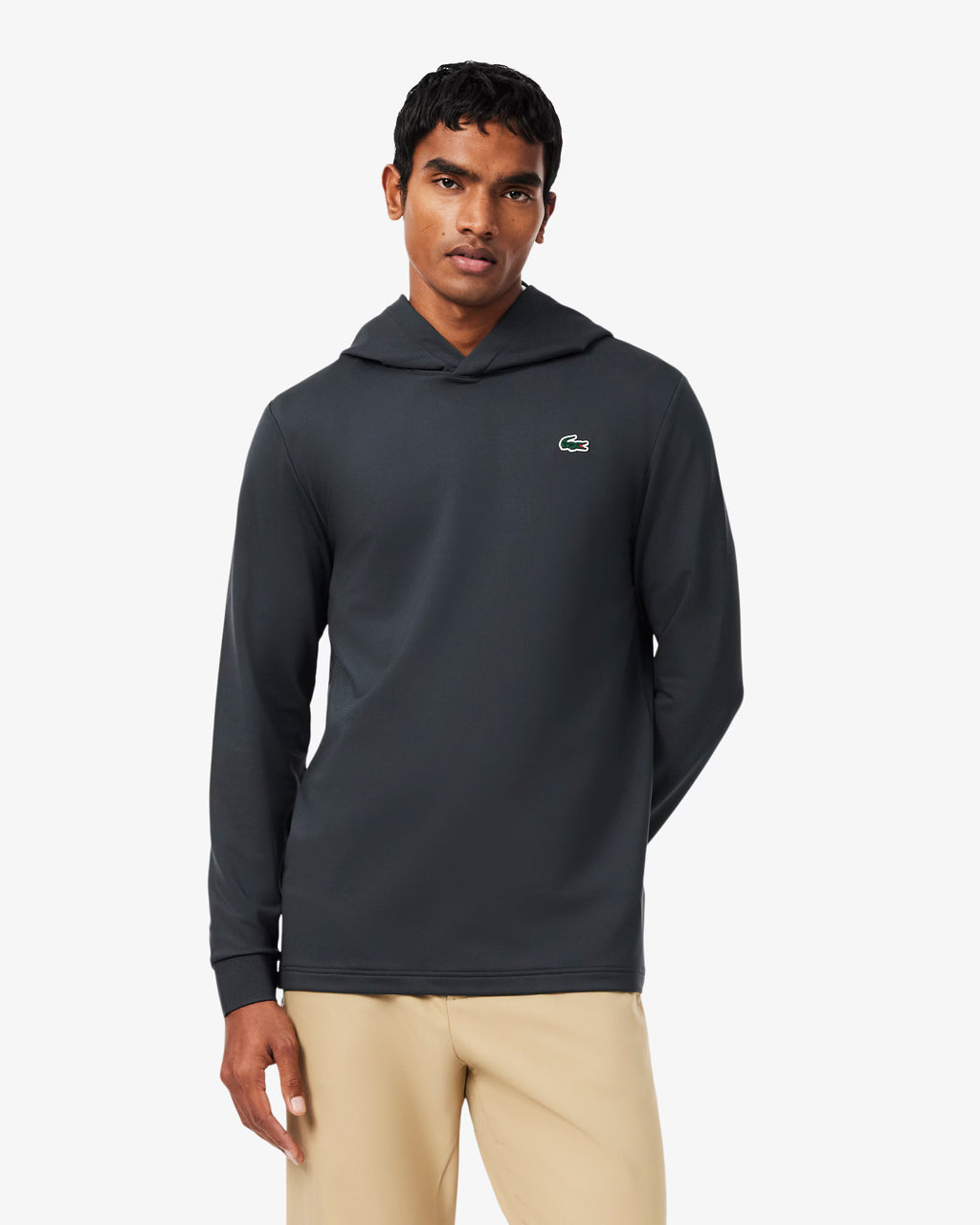 Lacoste – Sweatshirt à capuche Golf Ultra Dry – Gris foncé